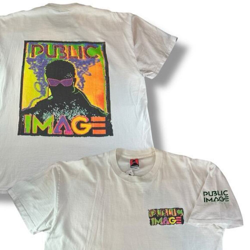 Vintage 1990’s Public Image‎ Clothing Graphic Shirt Size XL